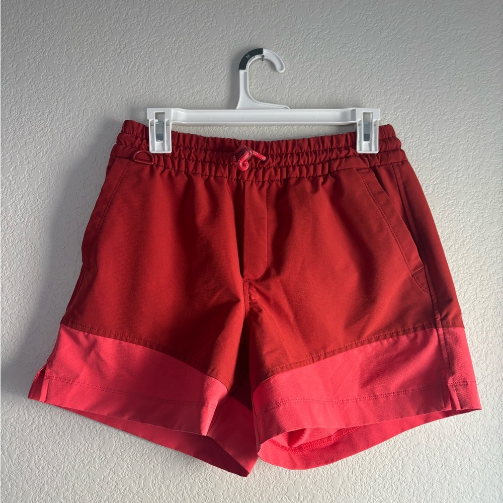 Old Navy Two-Tone Red and Pink Athletic Shorts